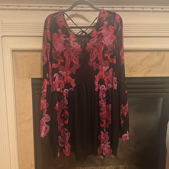 Free People Printed Symphony Smock Dress - Picture 9 of 10